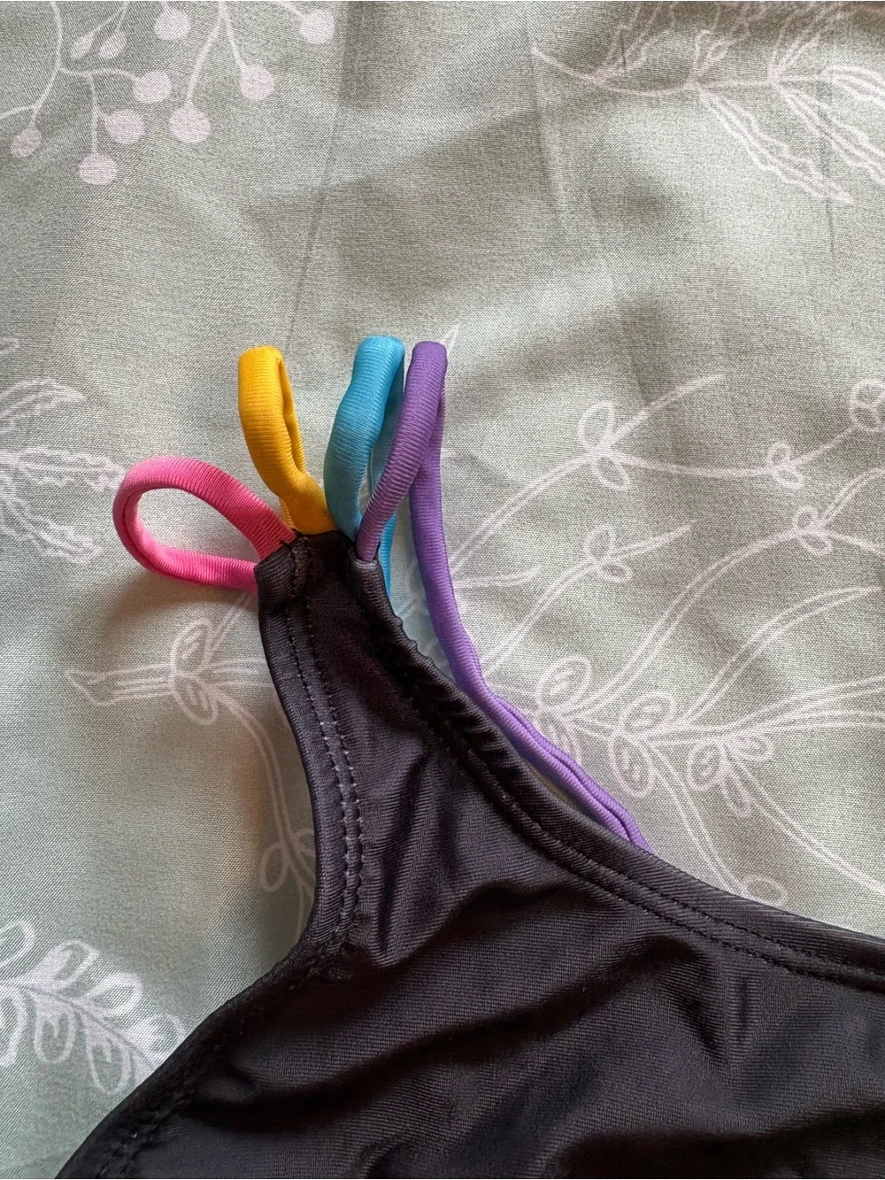 Rainbow High Black Girls' One-Piece Swimsuit with Rainbow Doll Graphic